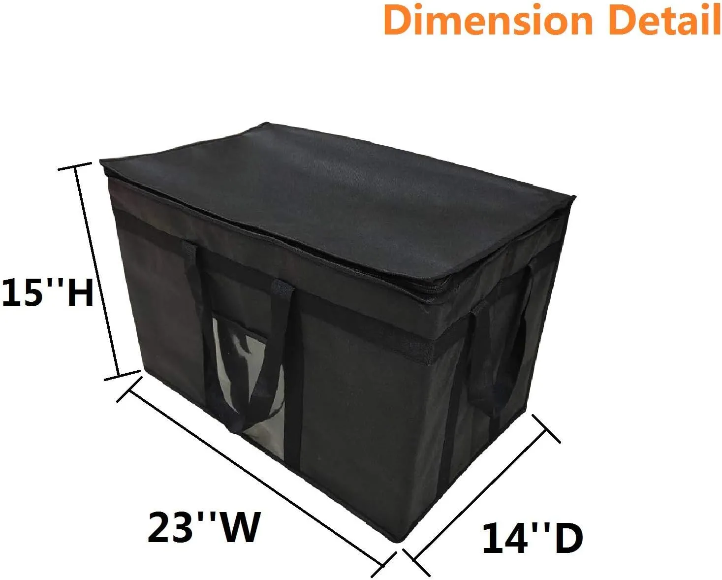 XXX-Large Insulated Collapsible Cooler Bags with Zipper Closure,Reusable Grocery Shopping Bags Keep Food Hot or Cold