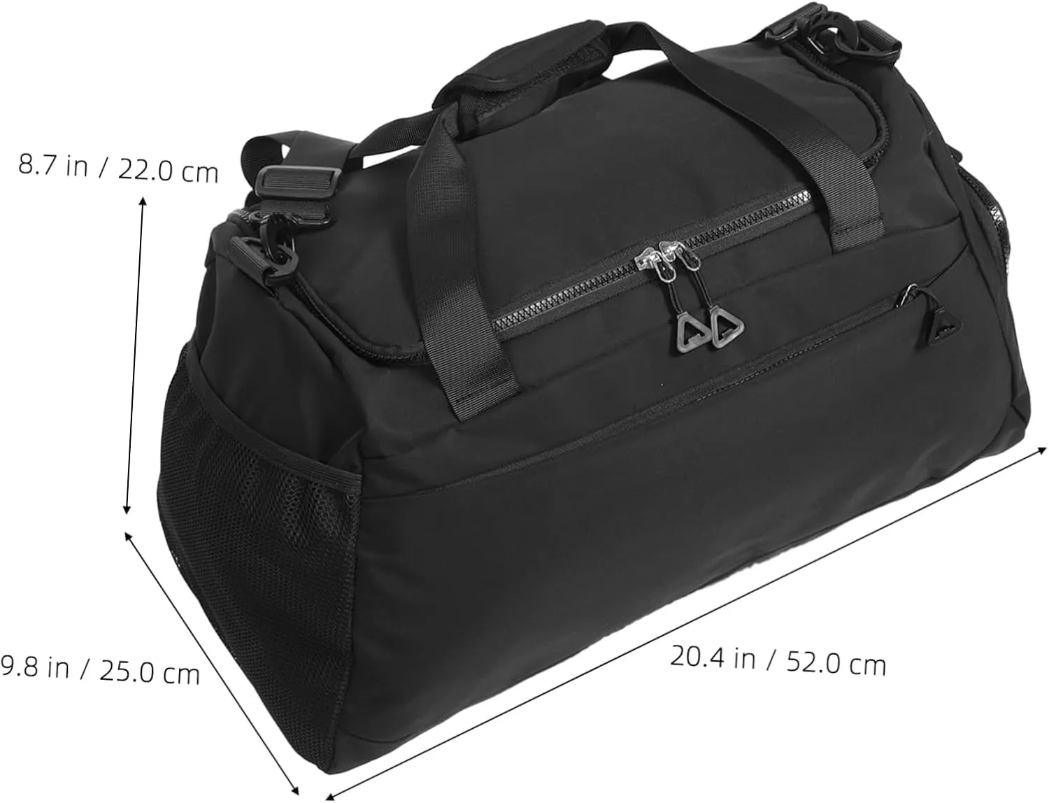 YARNOW Travel Duffle Duffle Bag for Travel Women Duffel Bag Backpack Oxford Cloth Sports Gym Bag Black
