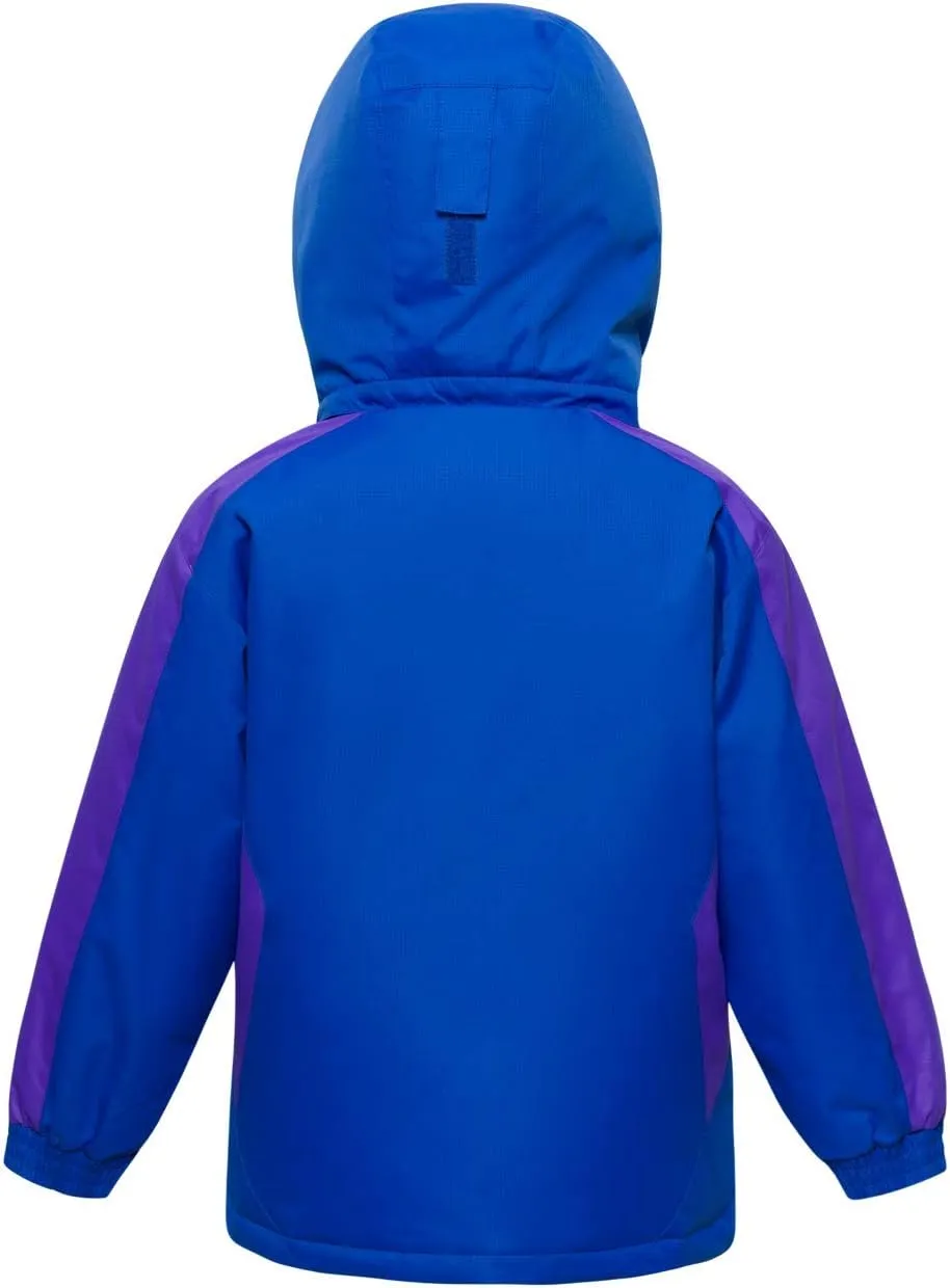 YINGJIELIDE Boy's Waterproof Ski Jacket,Kids Outdoor Snowboarding windproof Jacket,Fleece Lined Hooded,Warm Winter Snow Coat