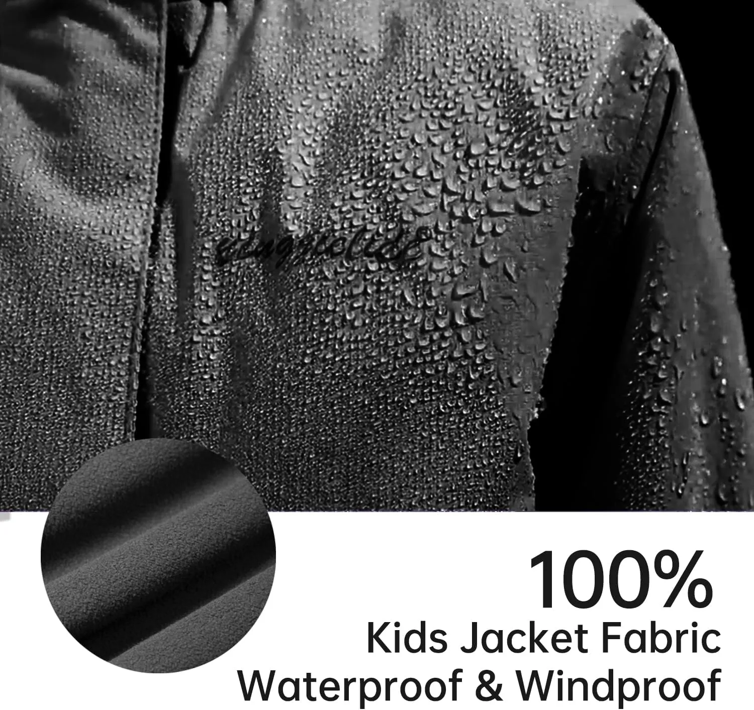 YINGJIELIDE Boy's Waterproof Ski Jacket,Kids Outdoor Snowboarding windproof Jacket,Fleece Lined Hooded,Warm Winter Snow Coat