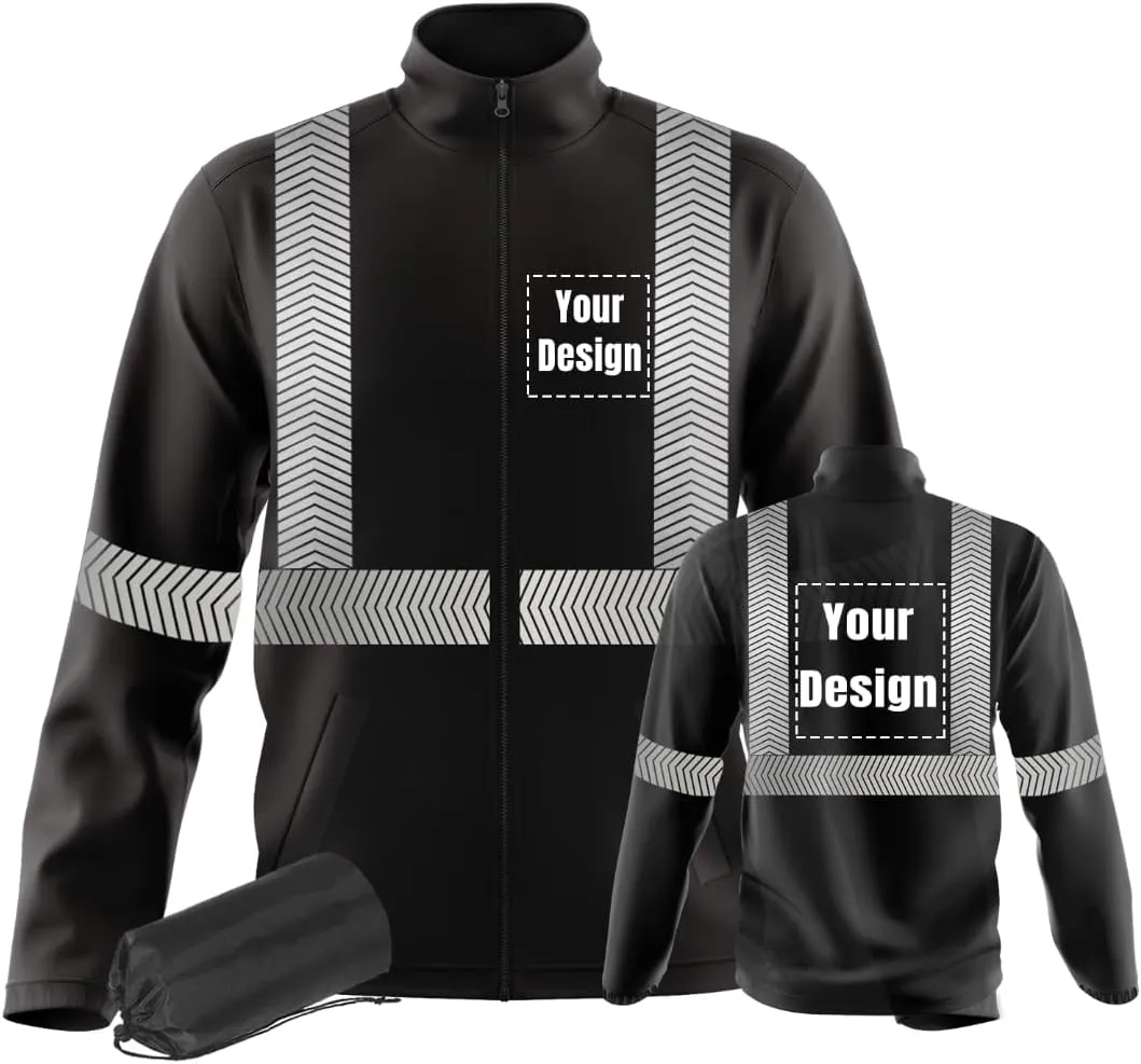 YOWESHOP Hi Vis Reflective Safety Jackets Customize Logo Lightweight Shirts Light and thin Workwear